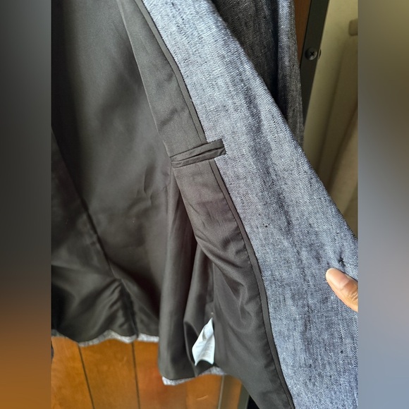 J CREW One-button linen blazer SIZE: 2 - Picture 9 of 11